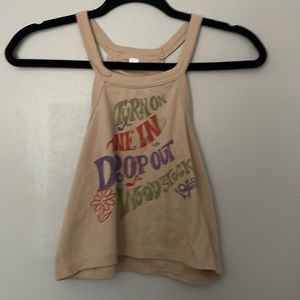 Urban Outfitters. Cropped Woodstock tank top by goodie two sleeves. XL. Nice